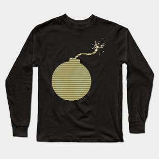 globe bomb explode Long Sleeve T-Shirt